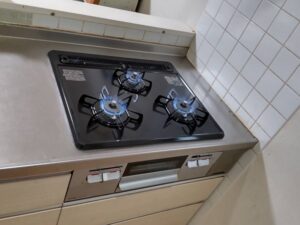 神奈川のキッチン取付け隊　ガスコンロの取替　施工後